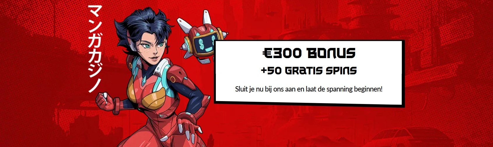 Manga welkomstbonus voor casino spelers